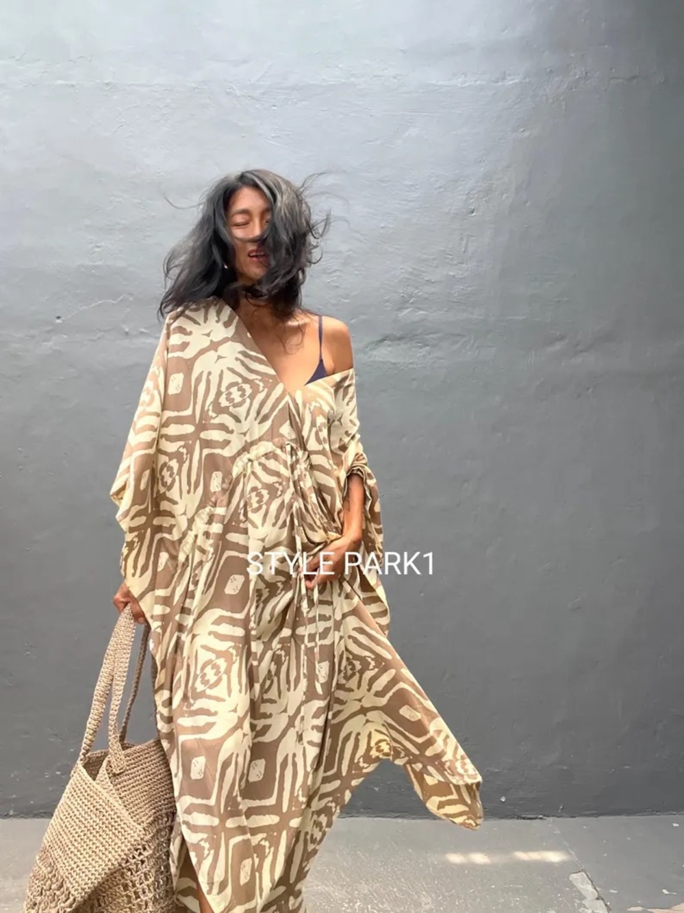STYLE PARK KAFTAN DRESS - ONE SIZE - BNWT